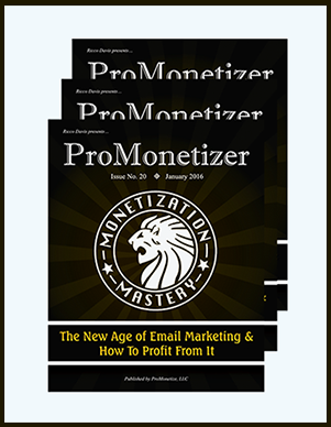 Ricco Davis - ProMonetizer Monetization Lab + BONUS