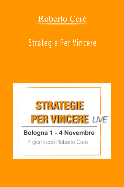 Strategie Per Vincere – Roberto Cerè