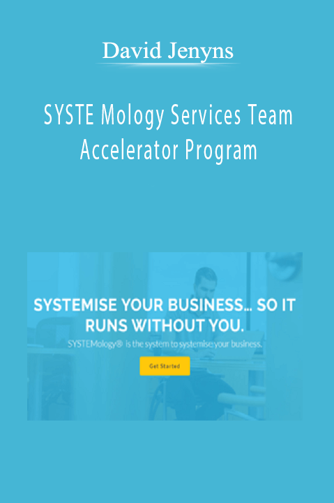 SYSTE Mology Services Team Accelerator Program with David Jenyns