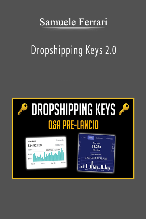 Dropshipping Keys 2.0 – Samuele Ferrari