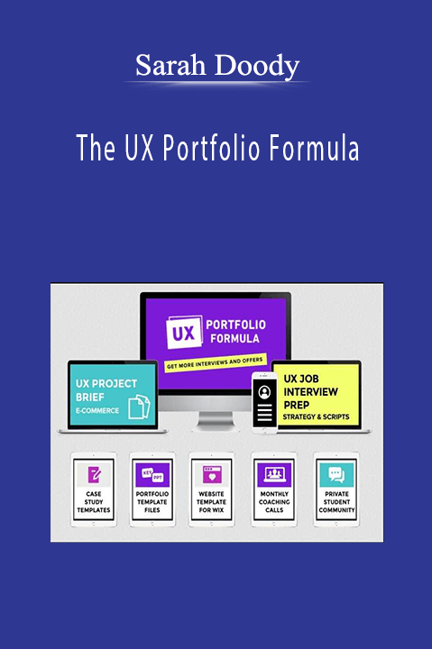 The UX Portfolio Formula – Sarah Doody