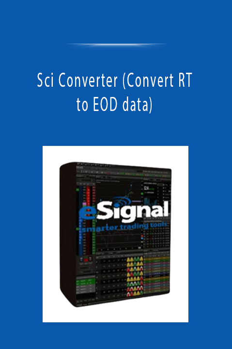 Sci Converter (Convert RT to EOD data)