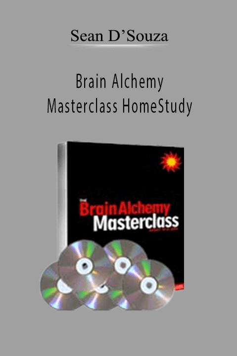 Brain Alchemy Masterclass HomeStudy – Sean D’Souza