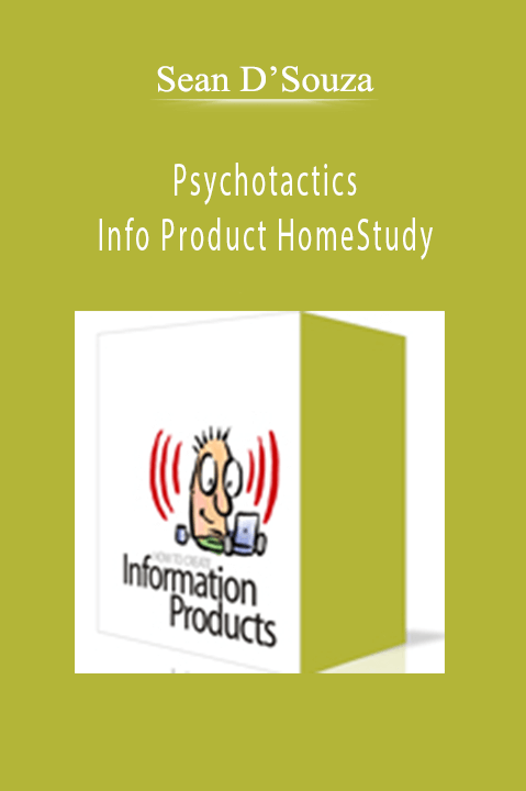 Psychotactics Info Product HomeStudy – Sean D’souza