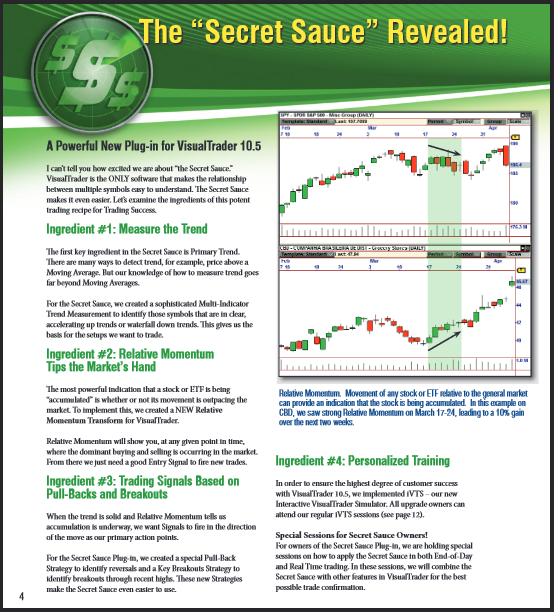 Secret Sauce 1 (VisualTrader 10.5 or newer)