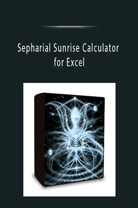 Sepharial Sunrise Calculator for Excel