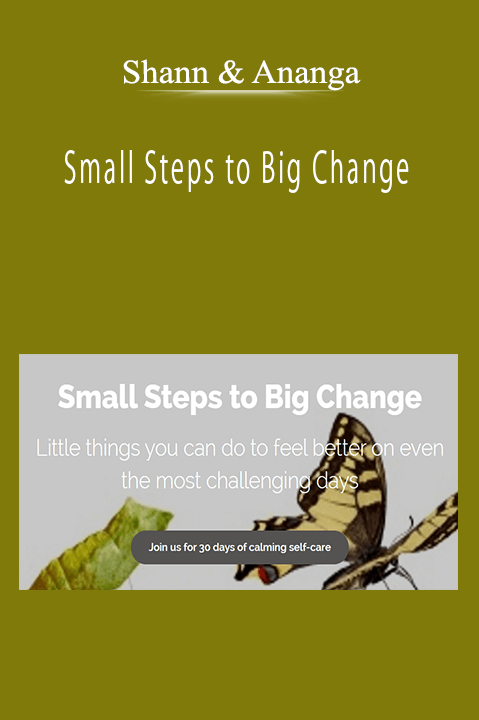 Shann & Ananga - Small Steps to Big Change