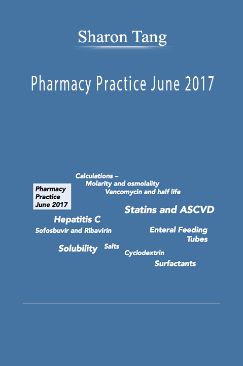 Pharmacy Practice June 2017 – Sharon Tang