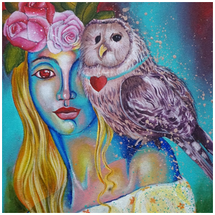 Shilpa Lalit - HOW TO PAINT A GIRL WITH THE OWL