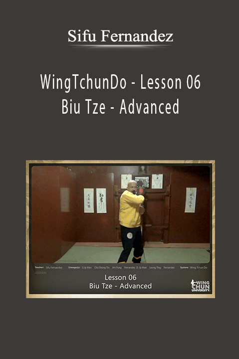 WingTchunDo – Lesson 06 – Biu Tze – Advanced – Sifu Fernandez