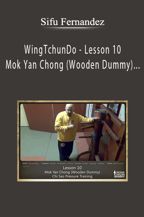 WingTchunDo – Lesson 10 – Mok Yan Chong (Wooden Dummy) – Pressure Training – Sifu Fernandez