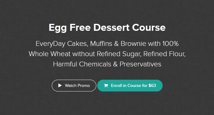 Sonia Gupta - Egg Free Dessert Course