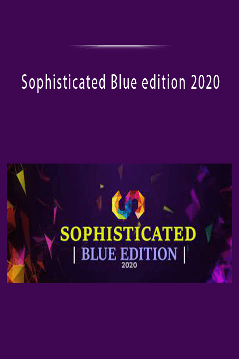 Sophisticated Blue edition 2020