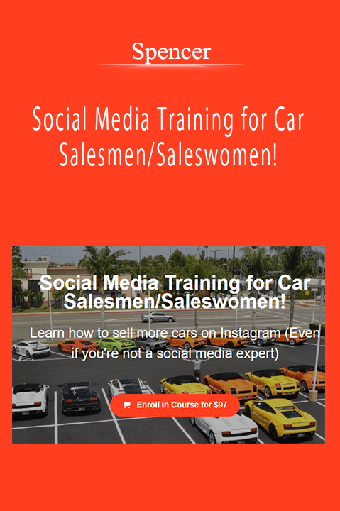 Spencer - Social Media Training for Car Salesmen/Saleswomen!