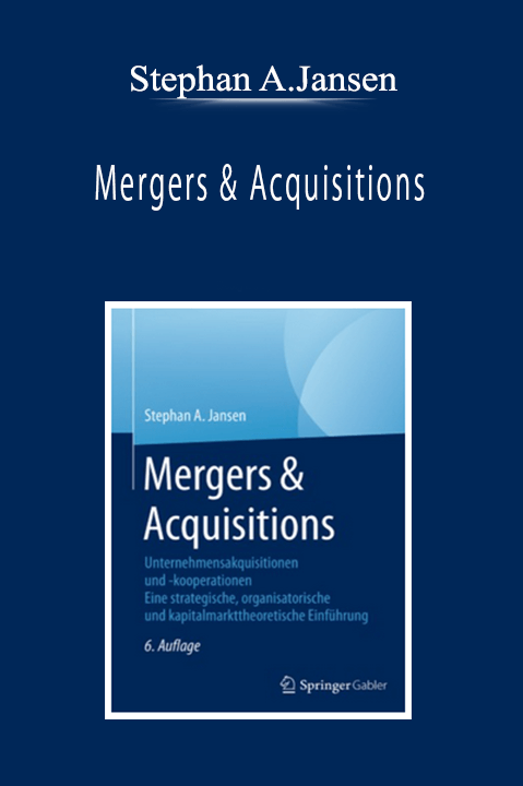 Stephan A.Jansen - Mergers & Acquisitions