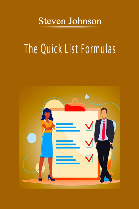 Steven Johnson - The Quick List Formulas