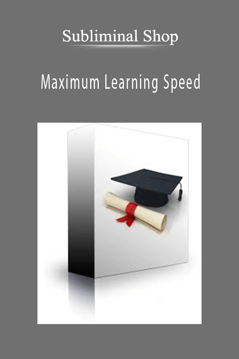 Maximum Learning Speed – Subliminal Shop