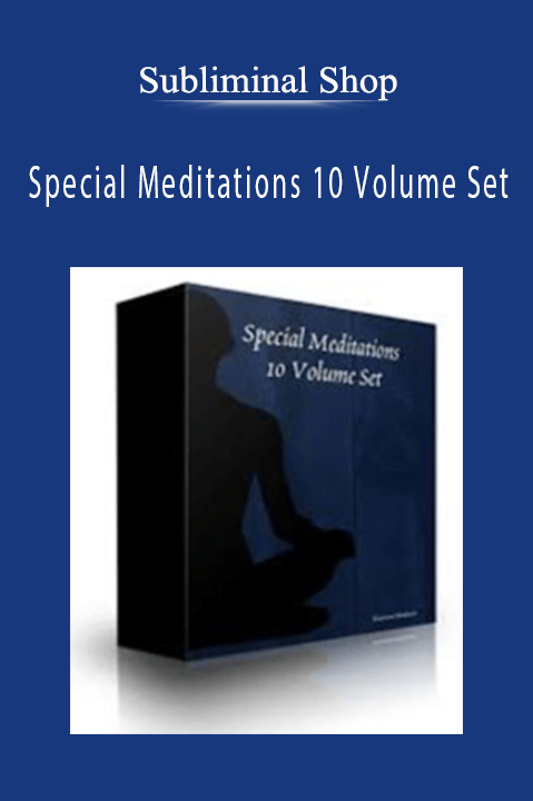 Special Meditations 10 Volume Set – Subliminal Shop