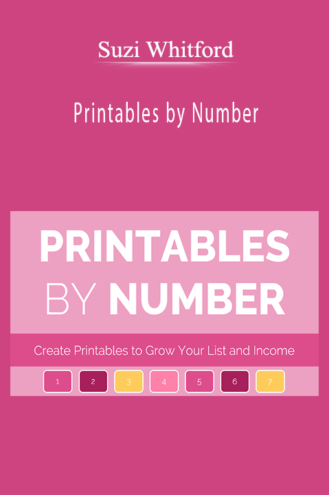 Printables by Number – Suzi Whitford