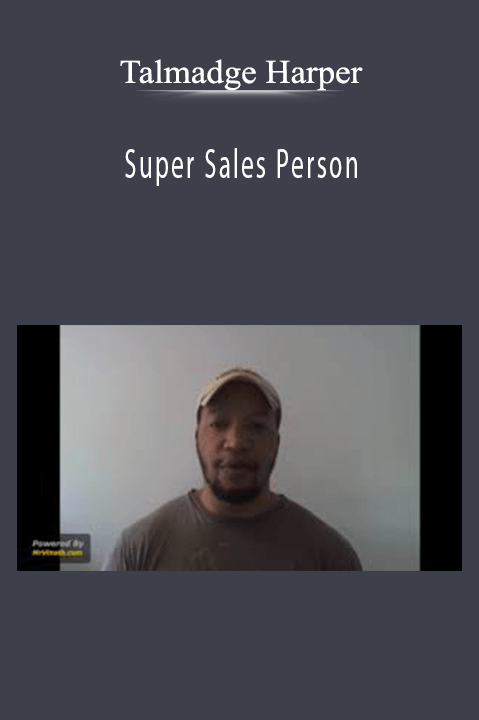 Super Sales Person – Talmadge Harper