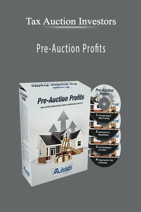 Pre–Auction Profits – Tax Auction Investors