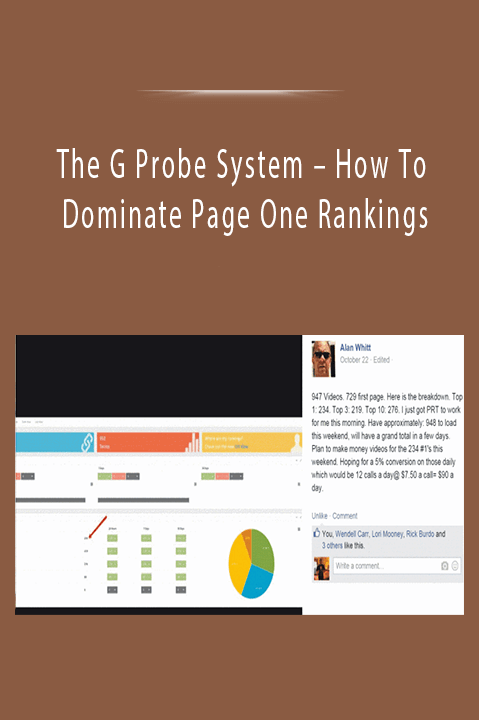 How To Dominate Page One Rankings – The G Probe System