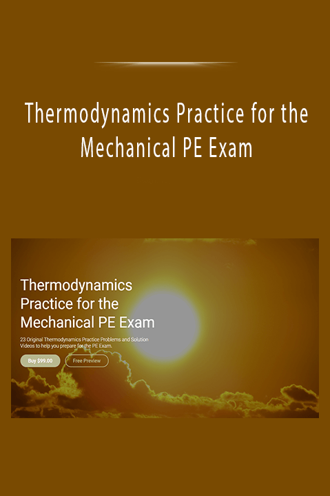 Thermodynamics Practice for the Mechanical PE Exam