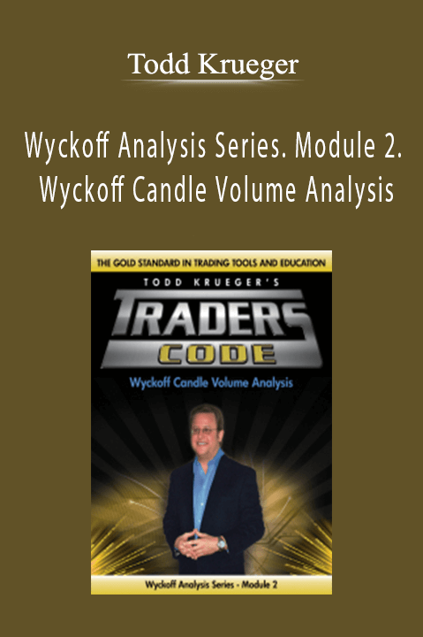 Wyckoff Analysis Series. Module 2. Wyckoff Candle Volume Analysis – Todd Krueger