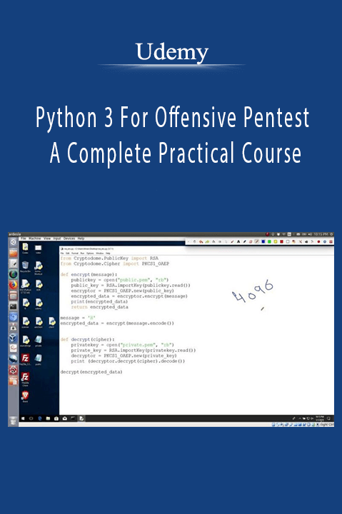 Python 3 For Offensive Pentest A Complete Practical Course – Udemy