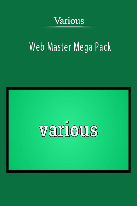 Web Master Mega Pack – Various