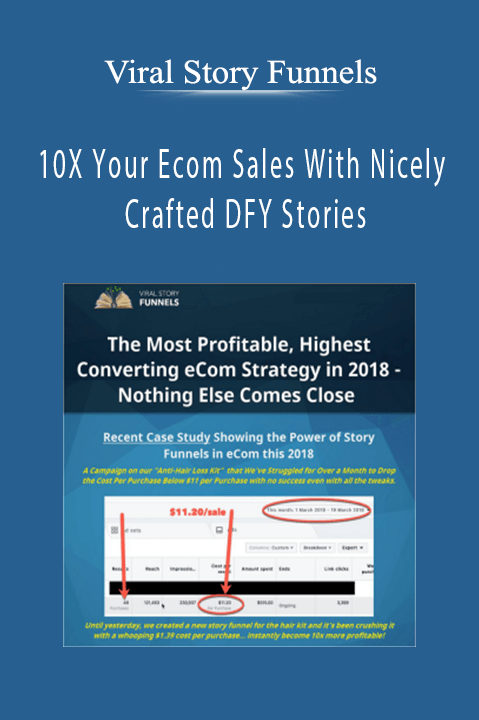 10X Your Ecom Sales With Nicely Crafted DFY Stories – Viral Story Funnels