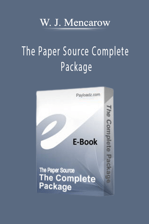 The Paper Source Complete Package – W. J. Mencarow