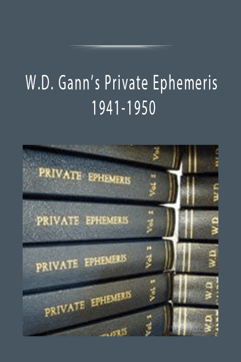 W.D. Gann’s Private Ephemeris 1941–1950