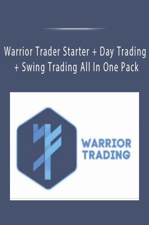 Warrior Trader Starter + Day Trading + Swing Trading All In One Pack