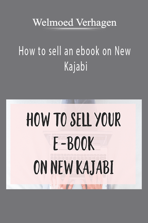 How to sell an ebook on New Kajabi – Welmoed Verhagen