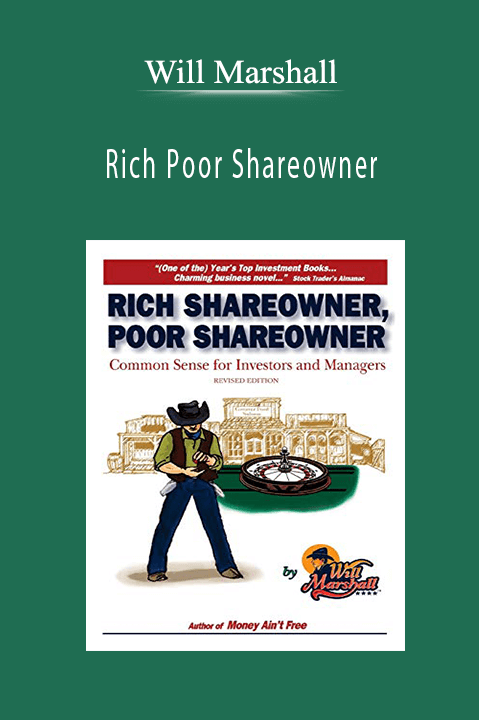 Rich Poor Shareowner – Will Marshall