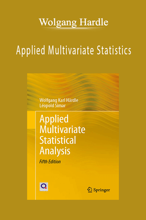 Applied Multivariate Statistics – Wolgang Hardle