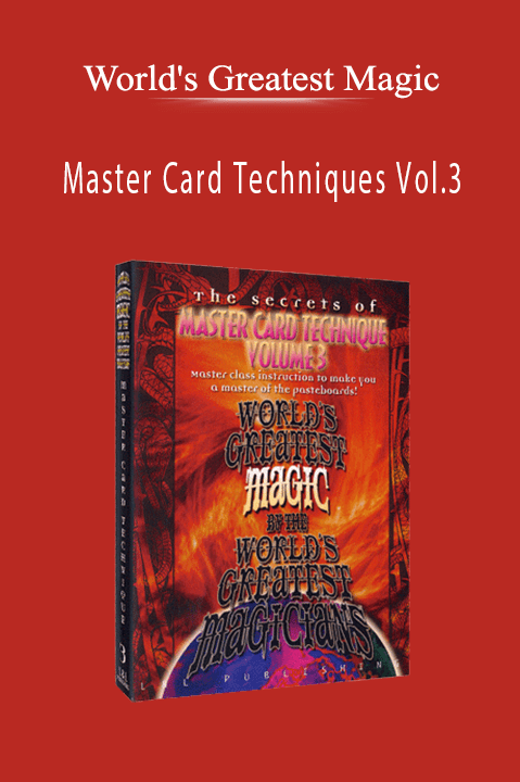 Master Card Techniques Vol.3 – World's Greatest Magic