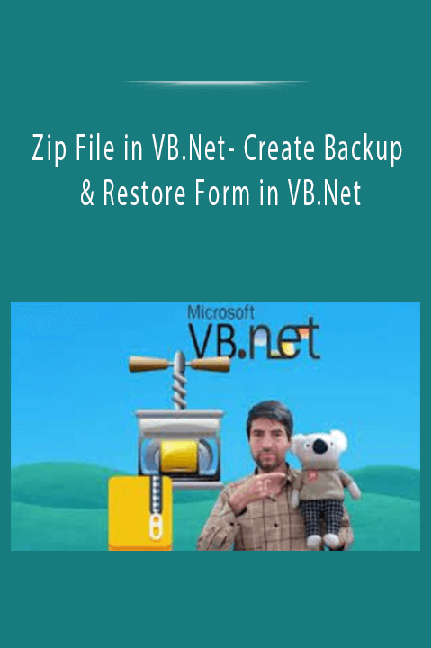 Zip File in VB.Net– Create Backup & Restore Form in VB.Net