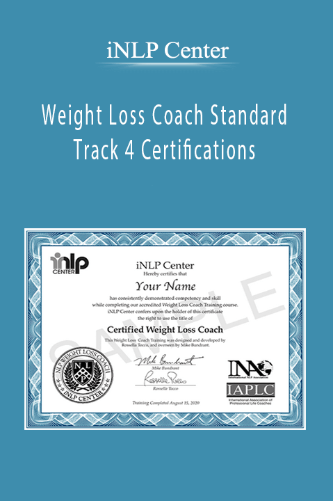 Weight Loss Coach Standard Track 4 Certifications – iNLP Center