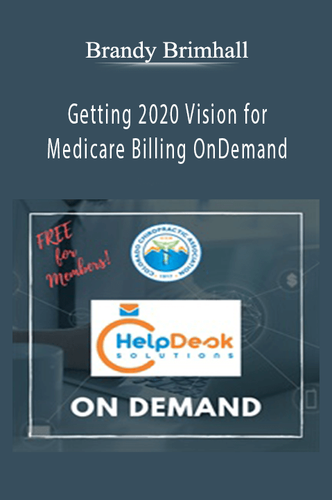 Getting 2020 Vision for Medicare Billing OnDemand – Brandy Brimhall