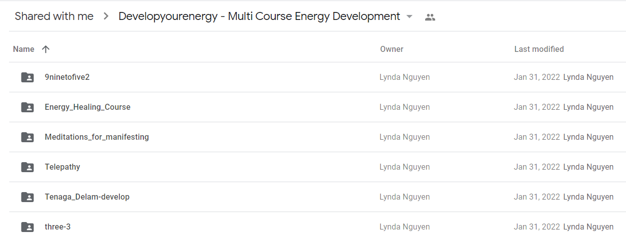 Developyourenergy - Multi Course Energy Development