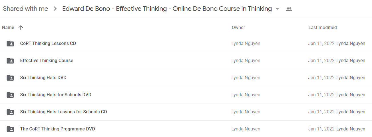 Edward De Bono - Effective Thinking - Online De Bono Course in Thinking