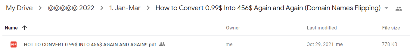 How to Convert 0.99$ Into 456$ Again and Again (Domain Names Flipping)