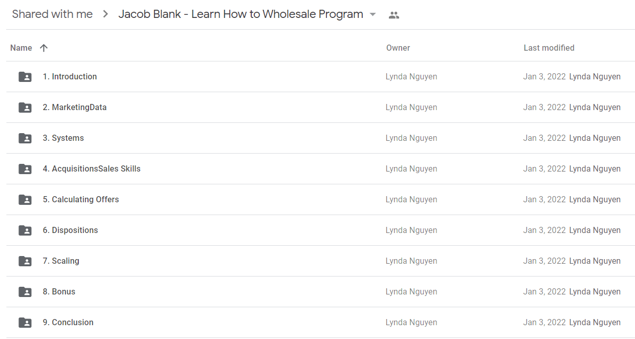 Jacob Blank - Learn How to Wholesale Program