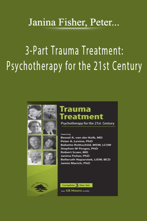 Janina Fisher, Peter Levine, Jamie Marich, Babette Rothschild, Belleruth Naparstek, Robert Scaer, Stephen Porges, Bessel van der Kolk – 3-Part Trauma Treatment Psychotherapy for the 21st Century