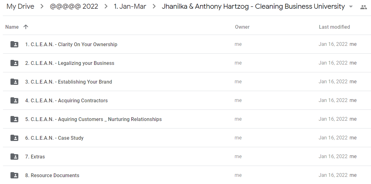 Jhanilka & Anthony Hartzog - Cleaning Business University