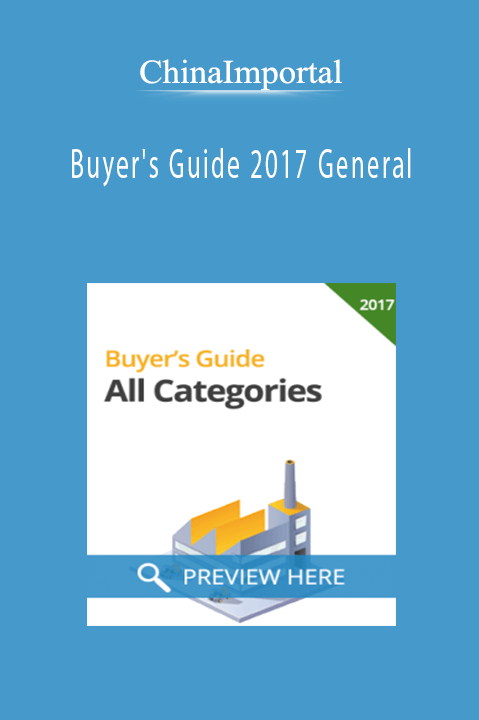 ChinaImportal - Buyer's Guide 2017 General