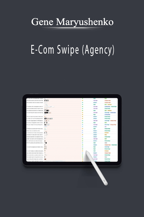 Gene Maryushenko - E-Com Swipe (Agency)