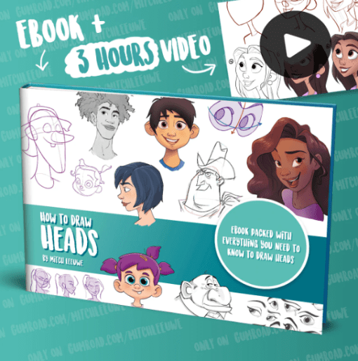 Mitch Leeuwe - How To Draw Heads Ebook & Video 2022